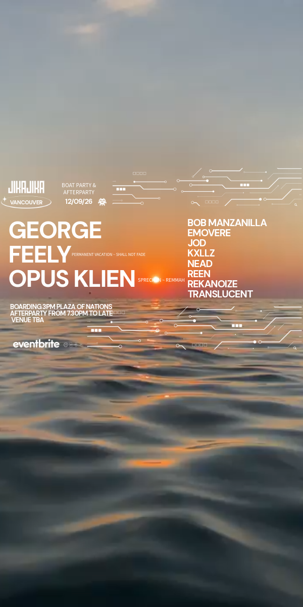 Jika Jika End of Summer Boat Party with George Feely & Opus Klien