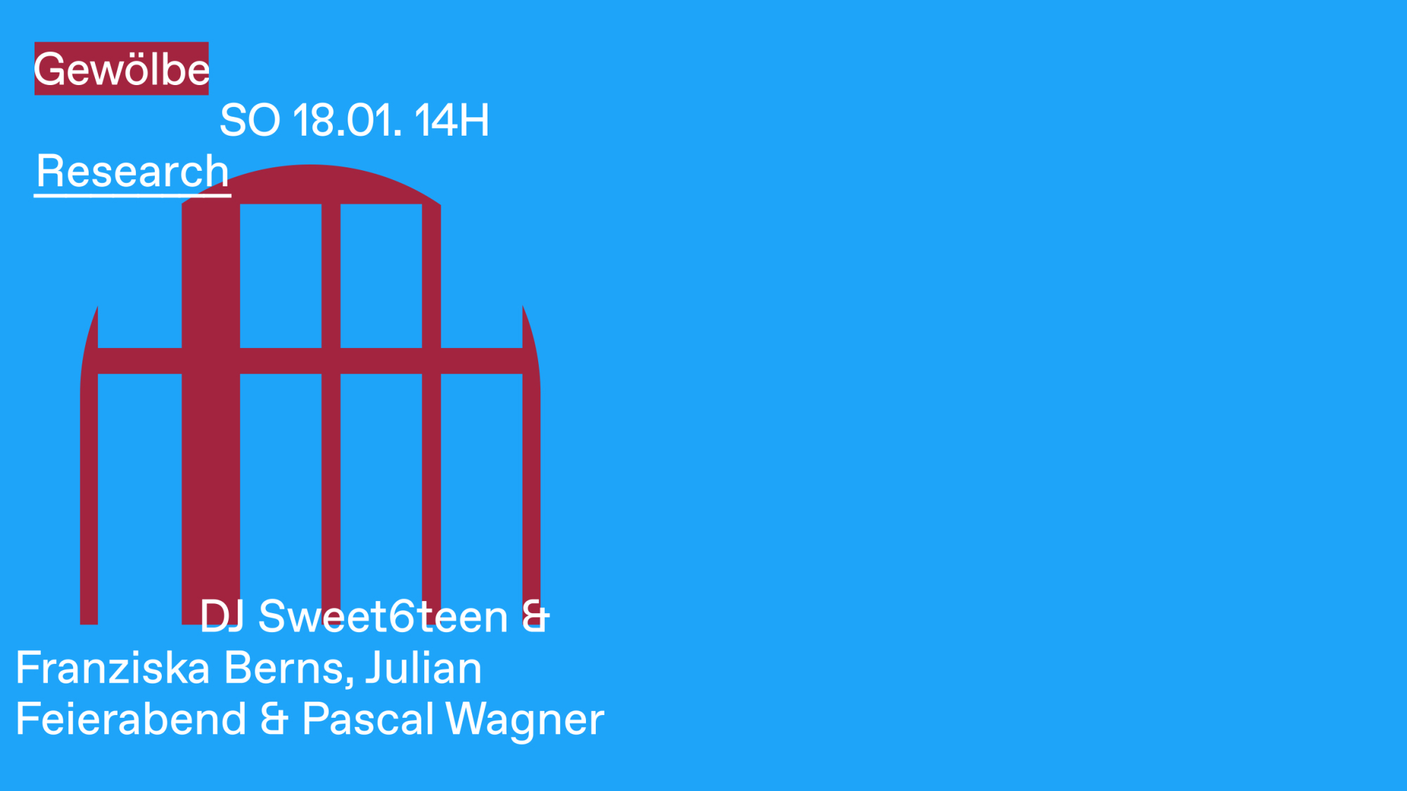 Research with dj sweet6teen & Franziska Berns, Julian Feierabend & Pascal Wagner