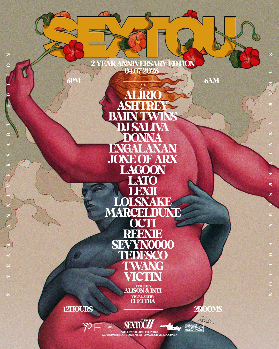 SEXTOU TURNS II - 2 YEAR ANNIVERSARY