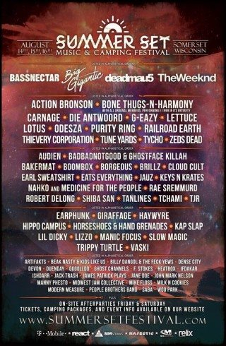 Summer Set Music Festival 2015 at Somerset Amphitheater, Wisconsin
