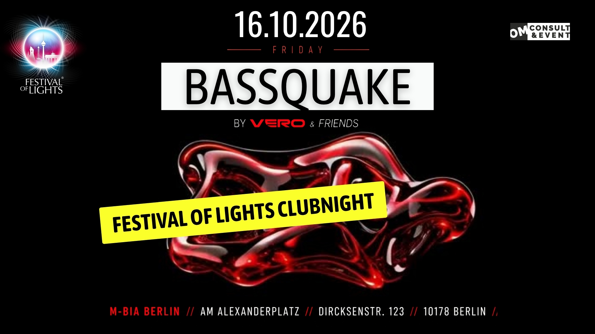 Bassquake by Vero + Festival of Lights Clubnight