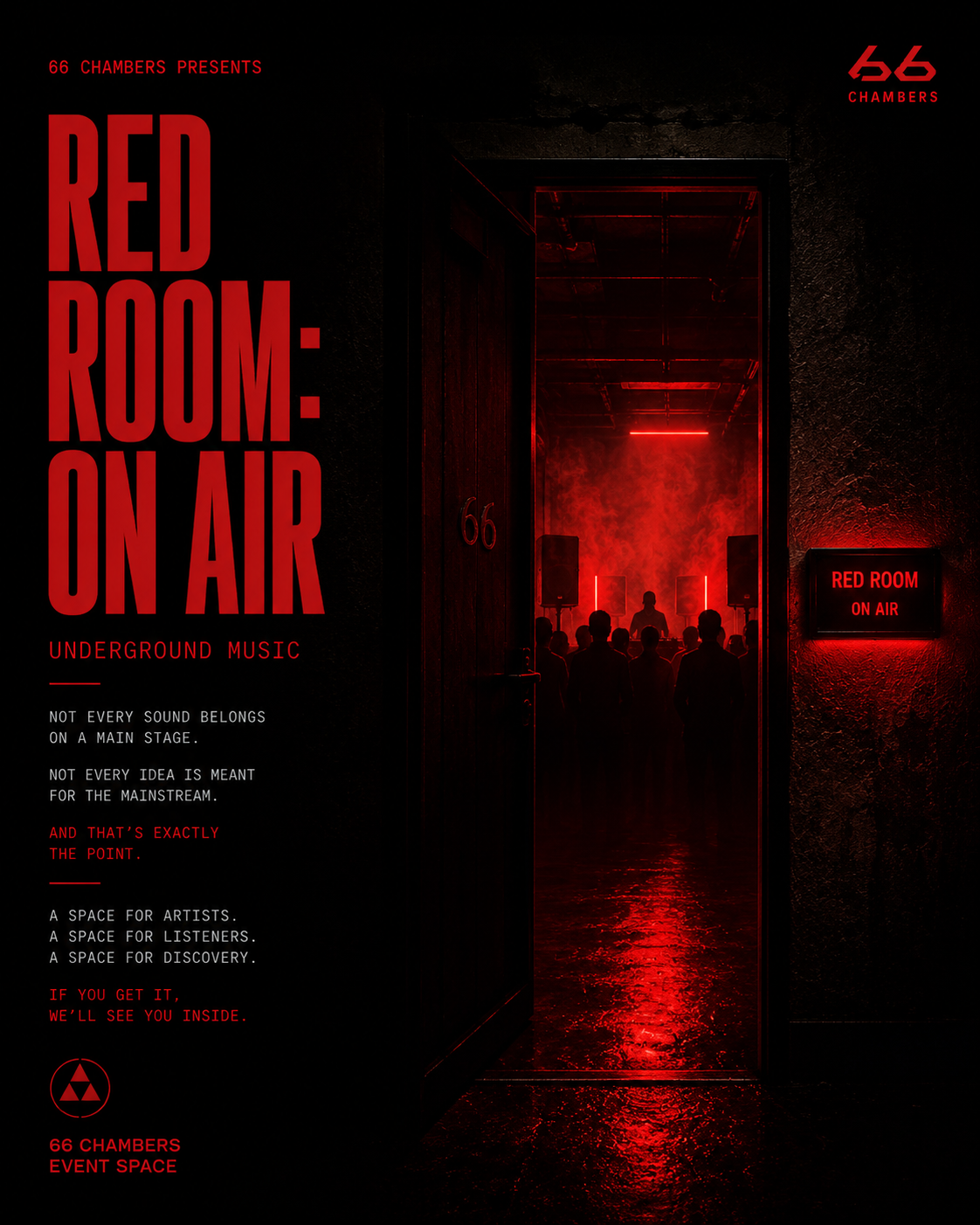 RED ROOM: ON AIR at 66 Chambers