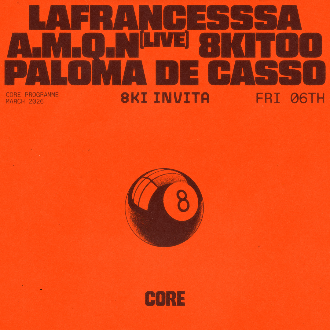 8ki invita: LaFrancesssa, A.M.Q.N (Live), Paloma de Casso