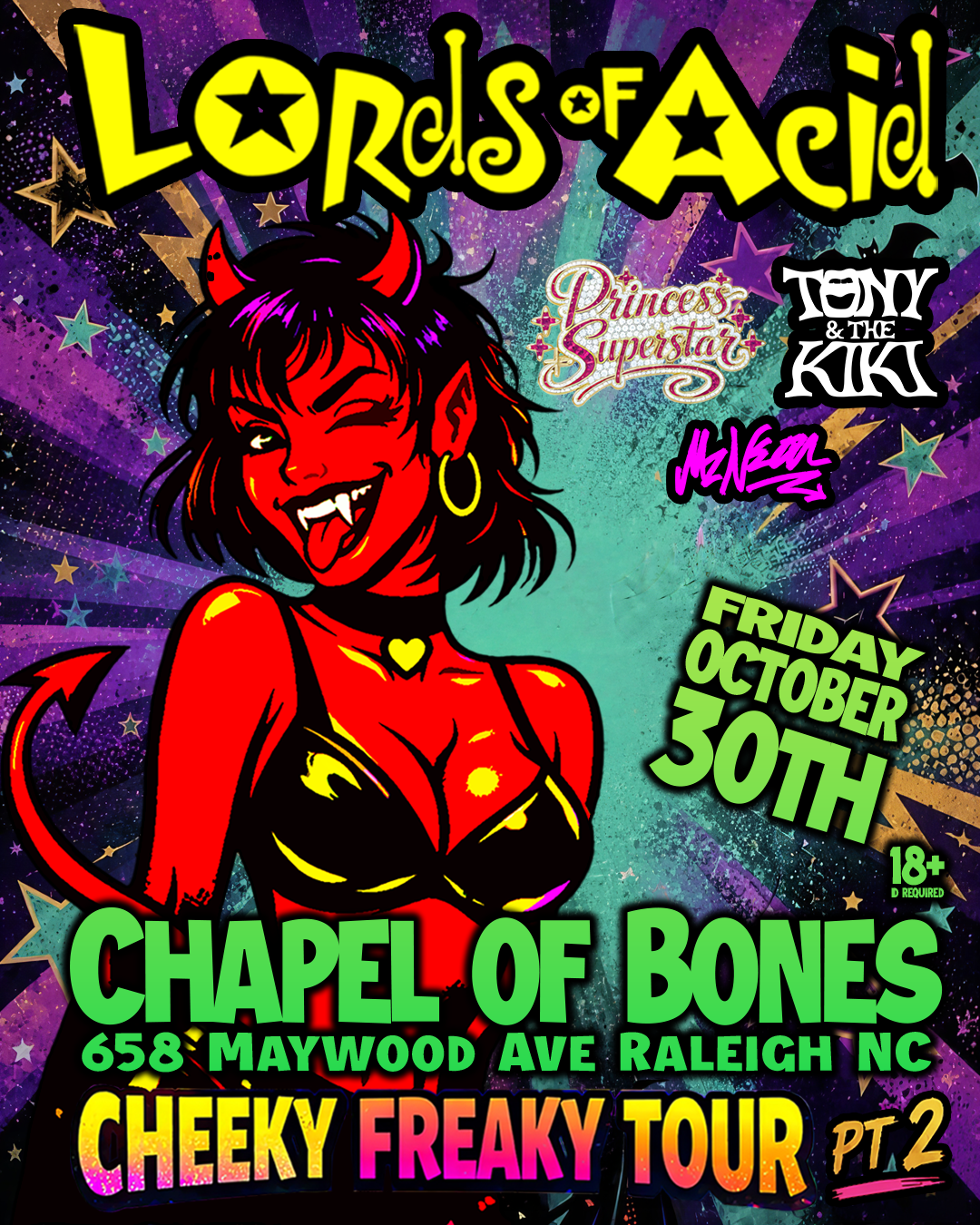 Lords of Acid: Cheeky Freaky Tour Raleigh