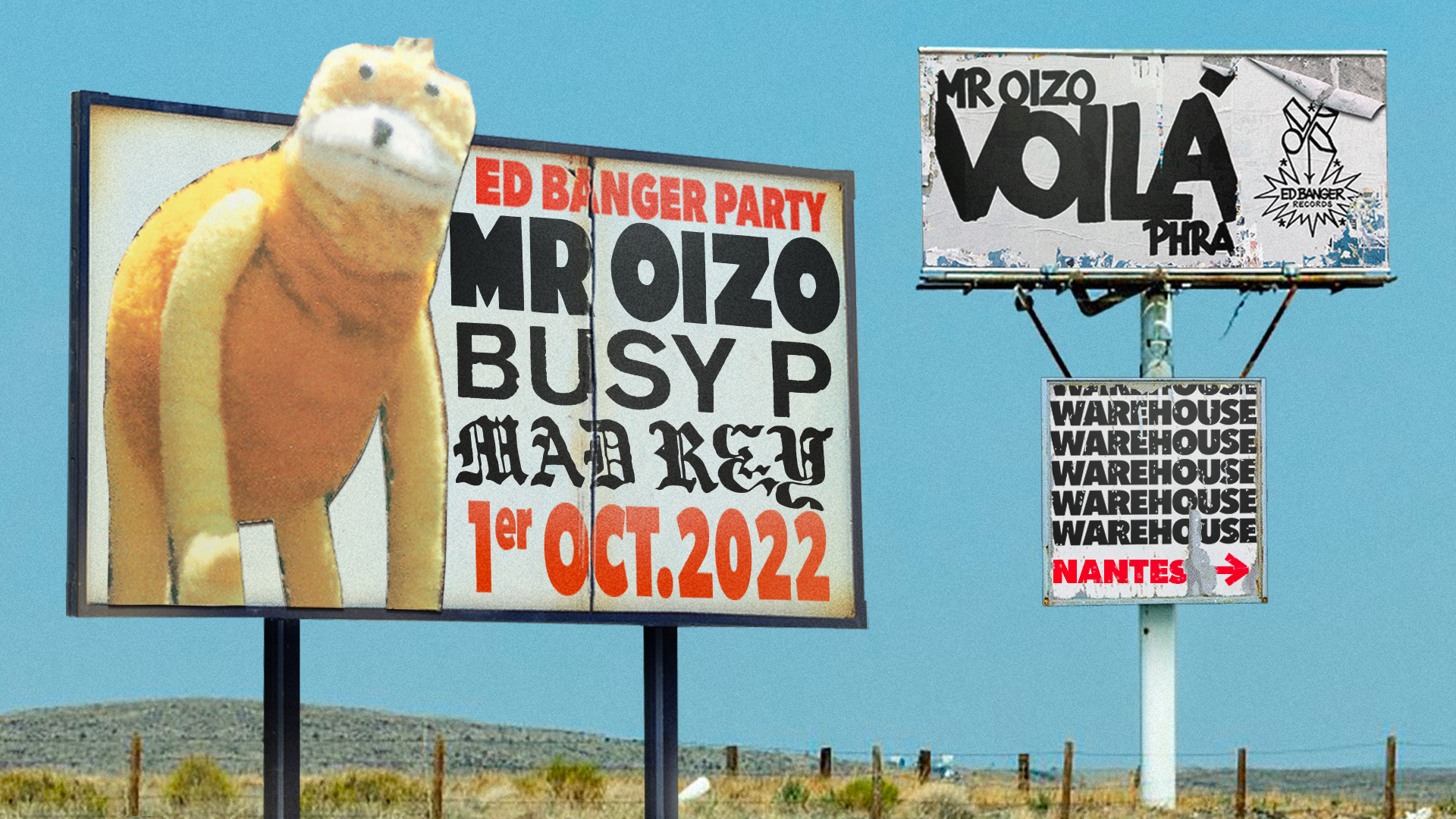 VOILÀ, Mr Oizo, Phra