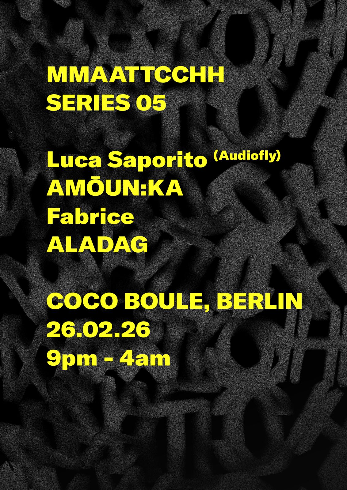 MMAATTCCHH SERIES 05