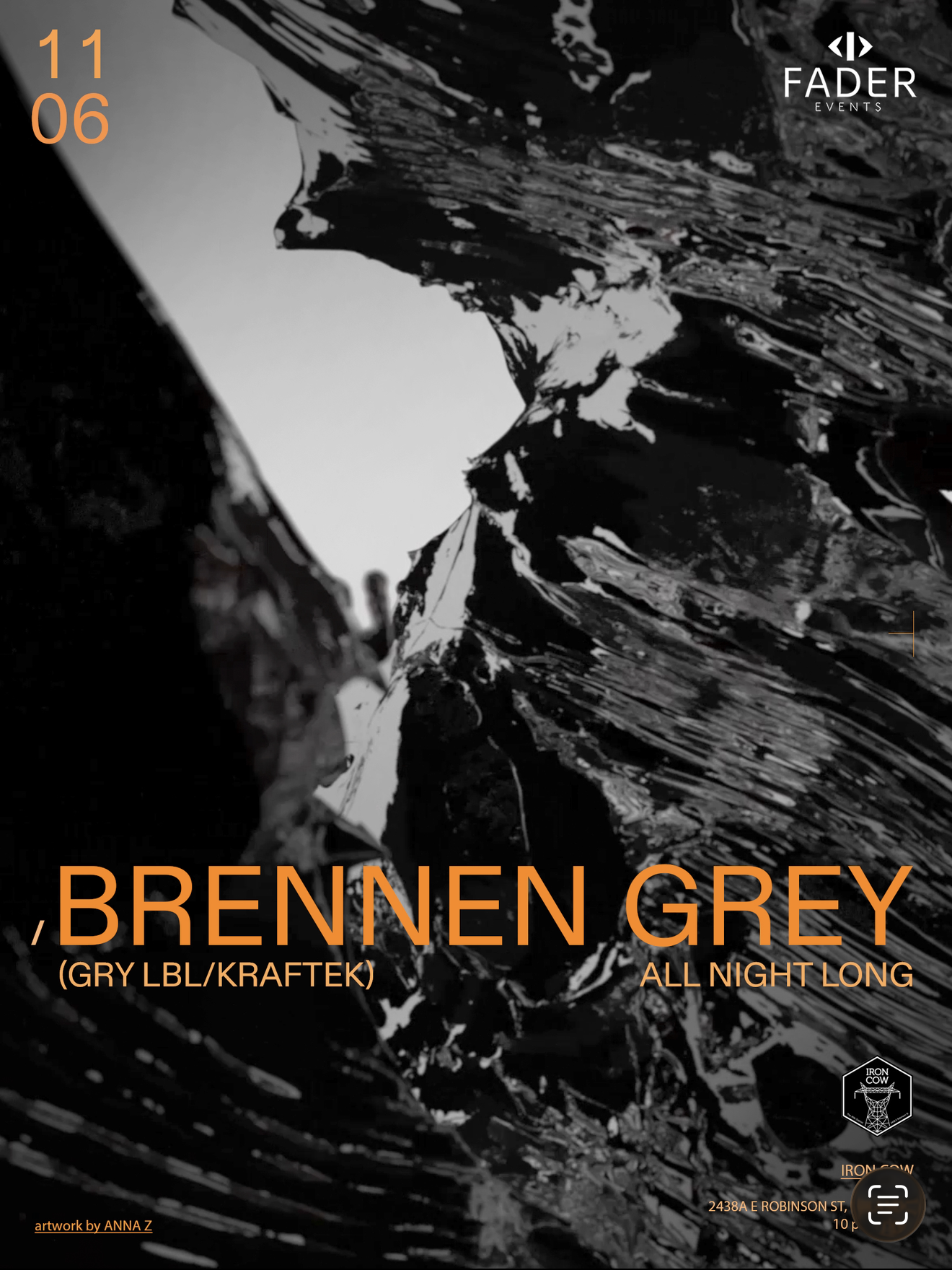 Fader Events Invites: Brennen Grey (ALL NIGHT LONG)