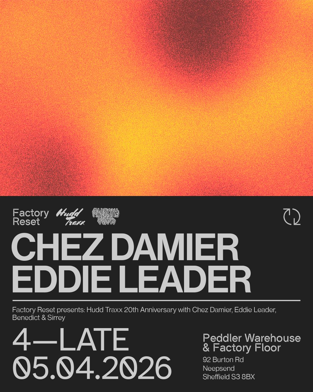 Hudd Traxx 20th Anniversary with Chez Damier, Eddie Leader and Machine Soul
