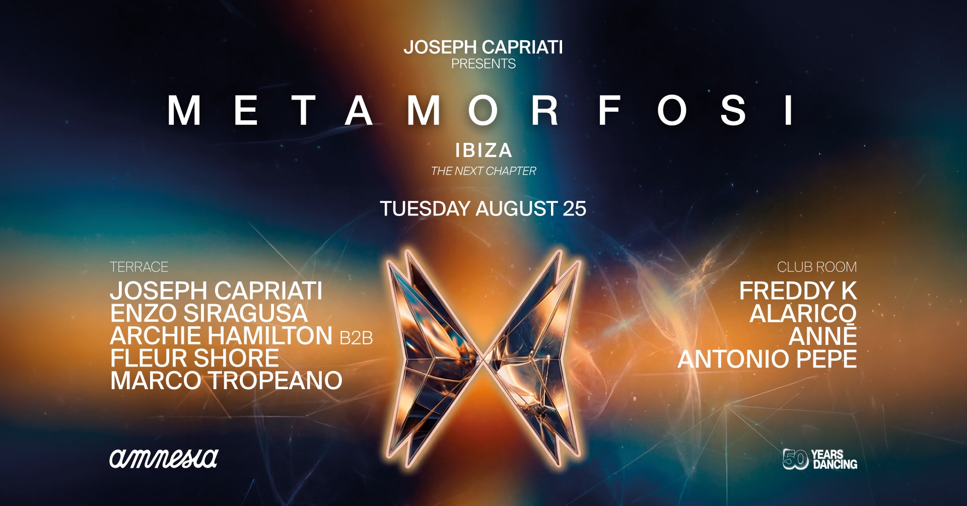 Joseph Capriati presents Metamorfosi