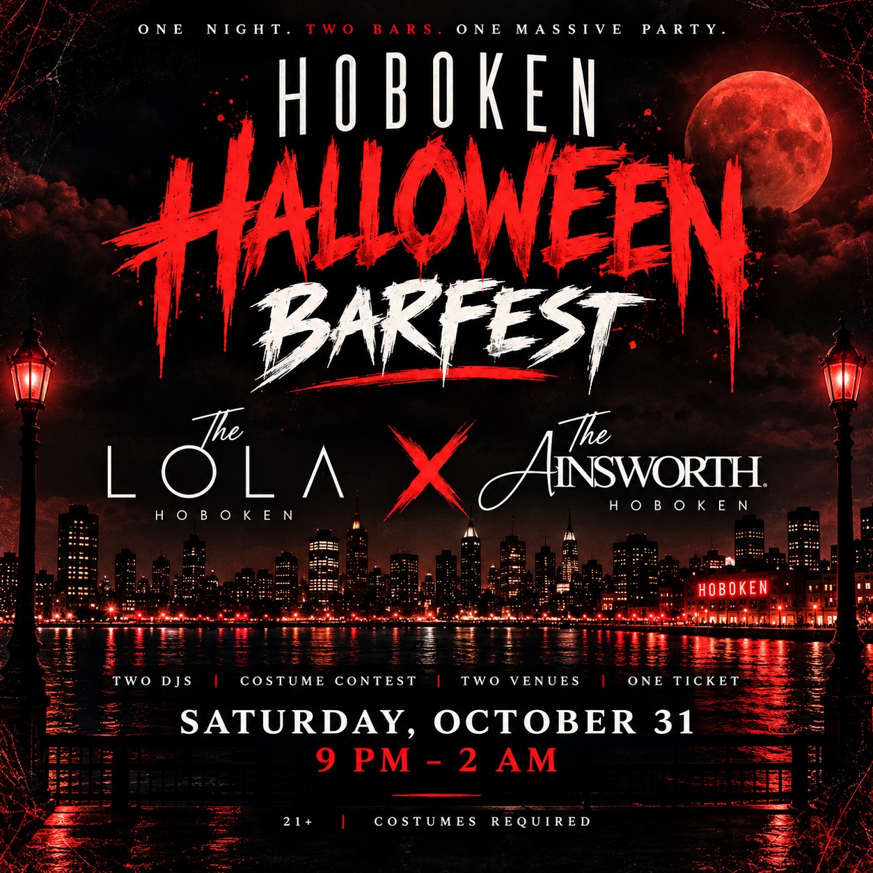 Hoboken Halloween Barfest 10/31
