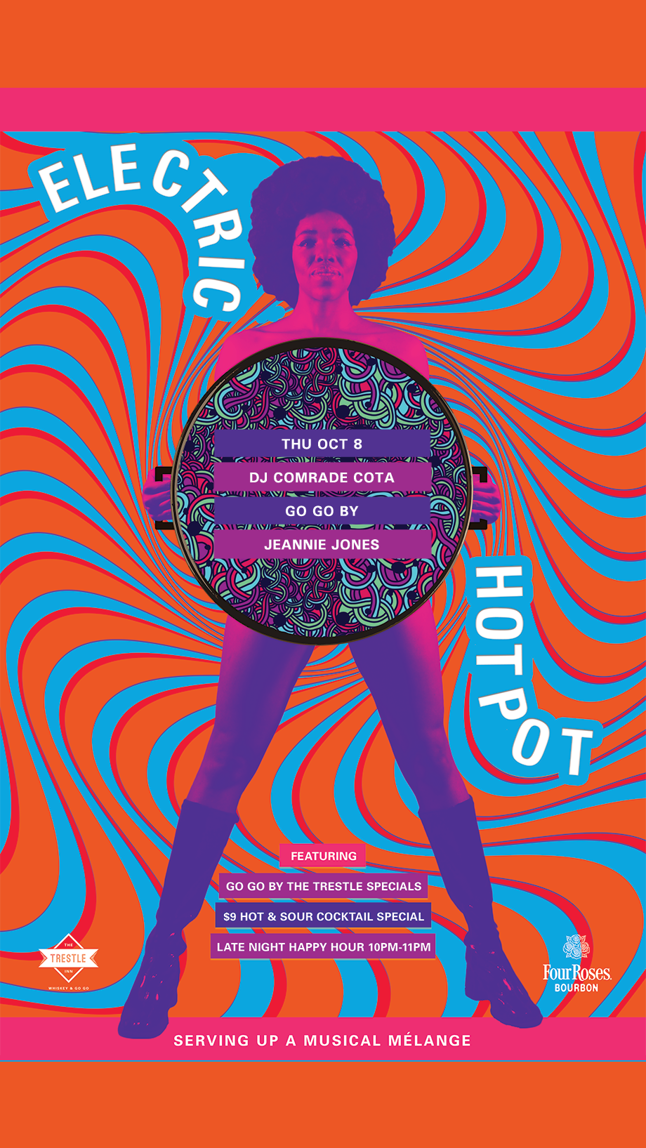Electric Hotpot with Guest DJ Comrade Cota