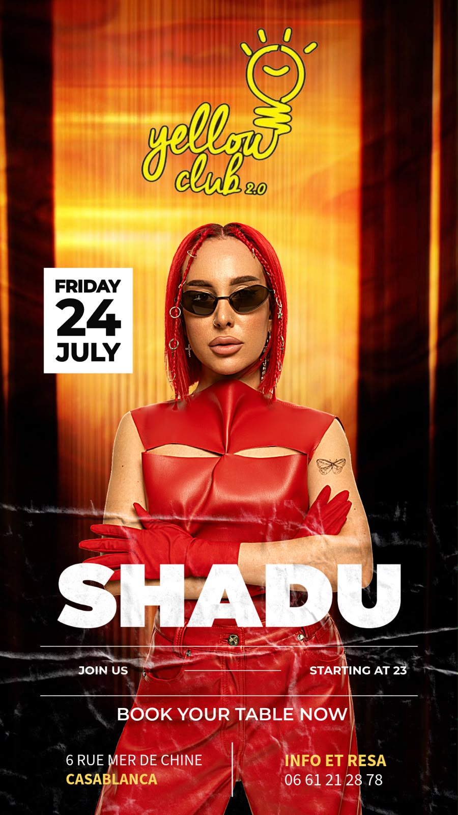 SHADU : The Casablanca Takeover au Yellow Club