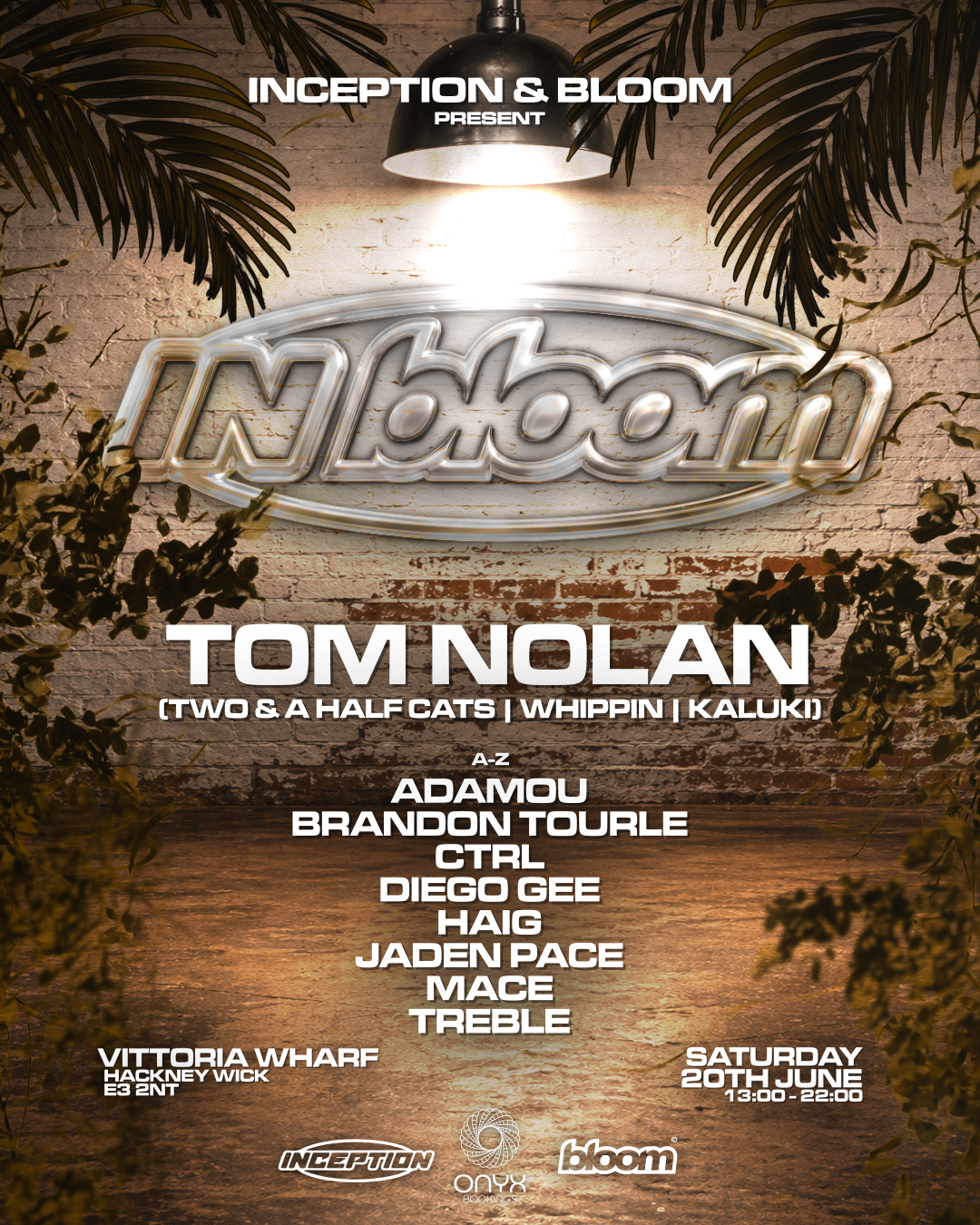 Bloom & Inception present: In-Bloom w/ Tom Nolan