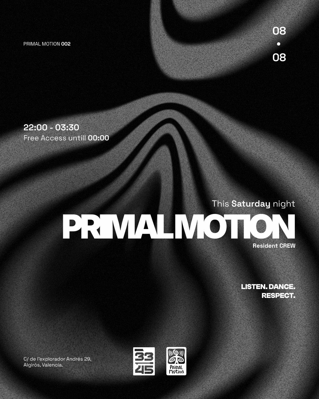 33/45 x Primal Motion Residency Night