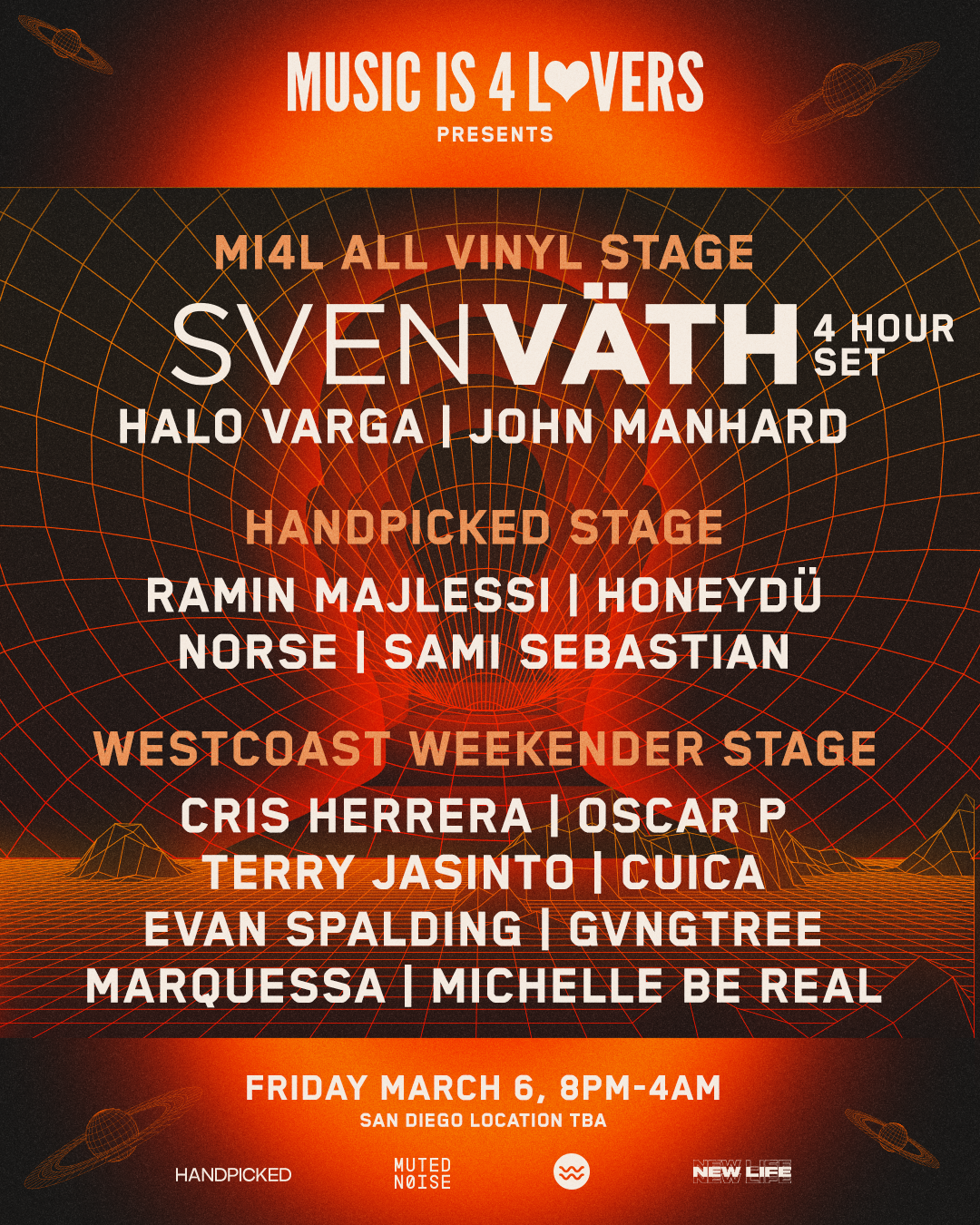 Music is 4 Lovers ft SVEN VÄTH (4 Hour Vinyl Set) at TBA - 8253
