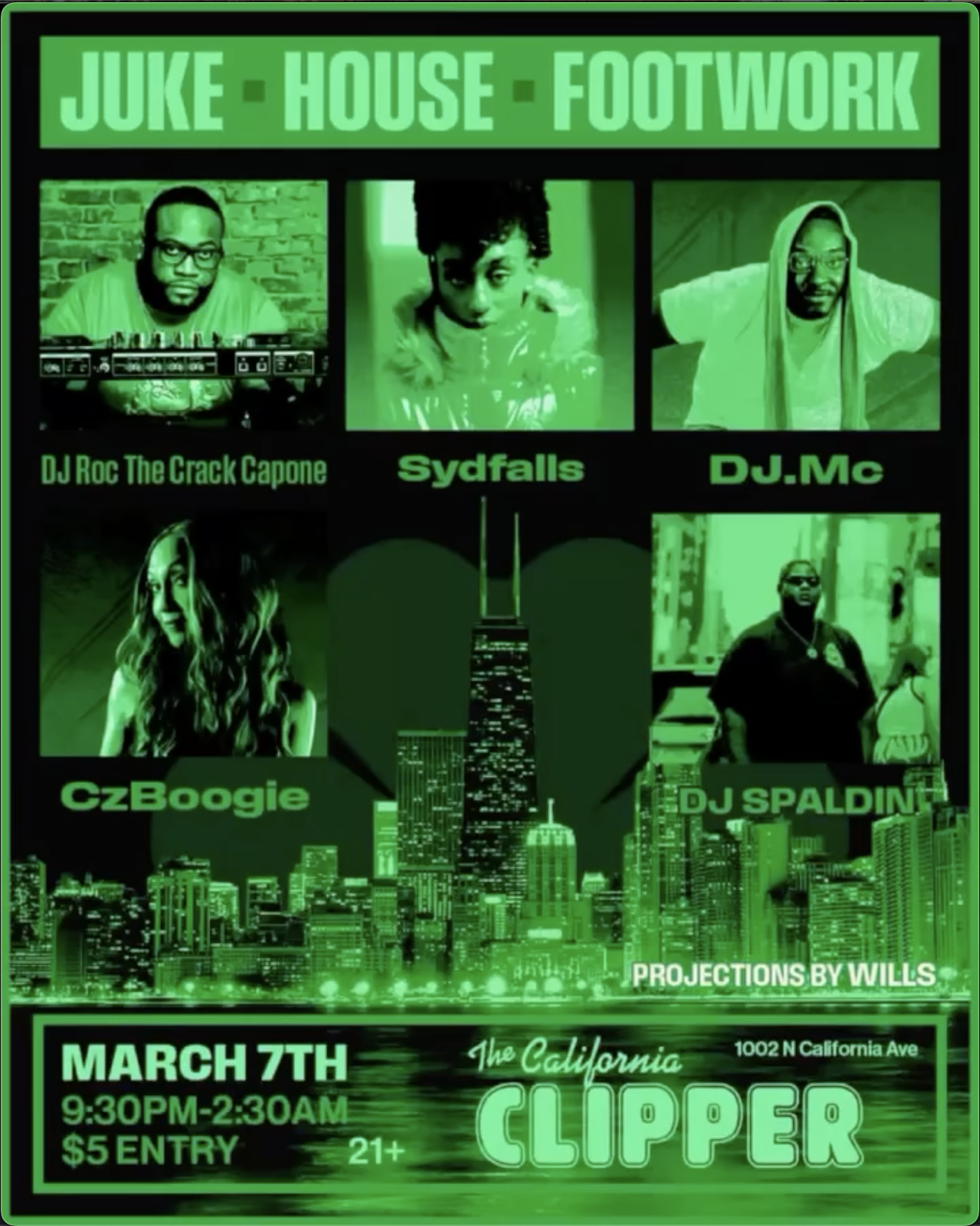 Juke, House, Footwork