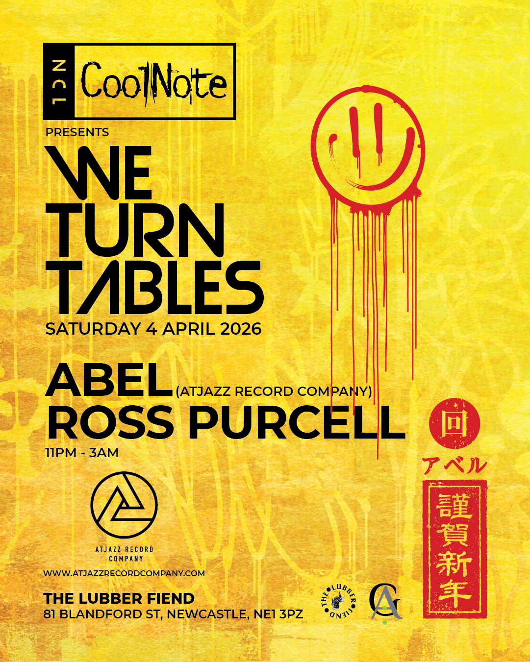Cool Note presents We Turn Tables