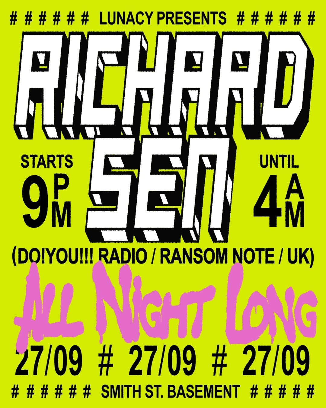 Lunacy with Richard Sen (Do! You! Radio / Padded Cell / UK)