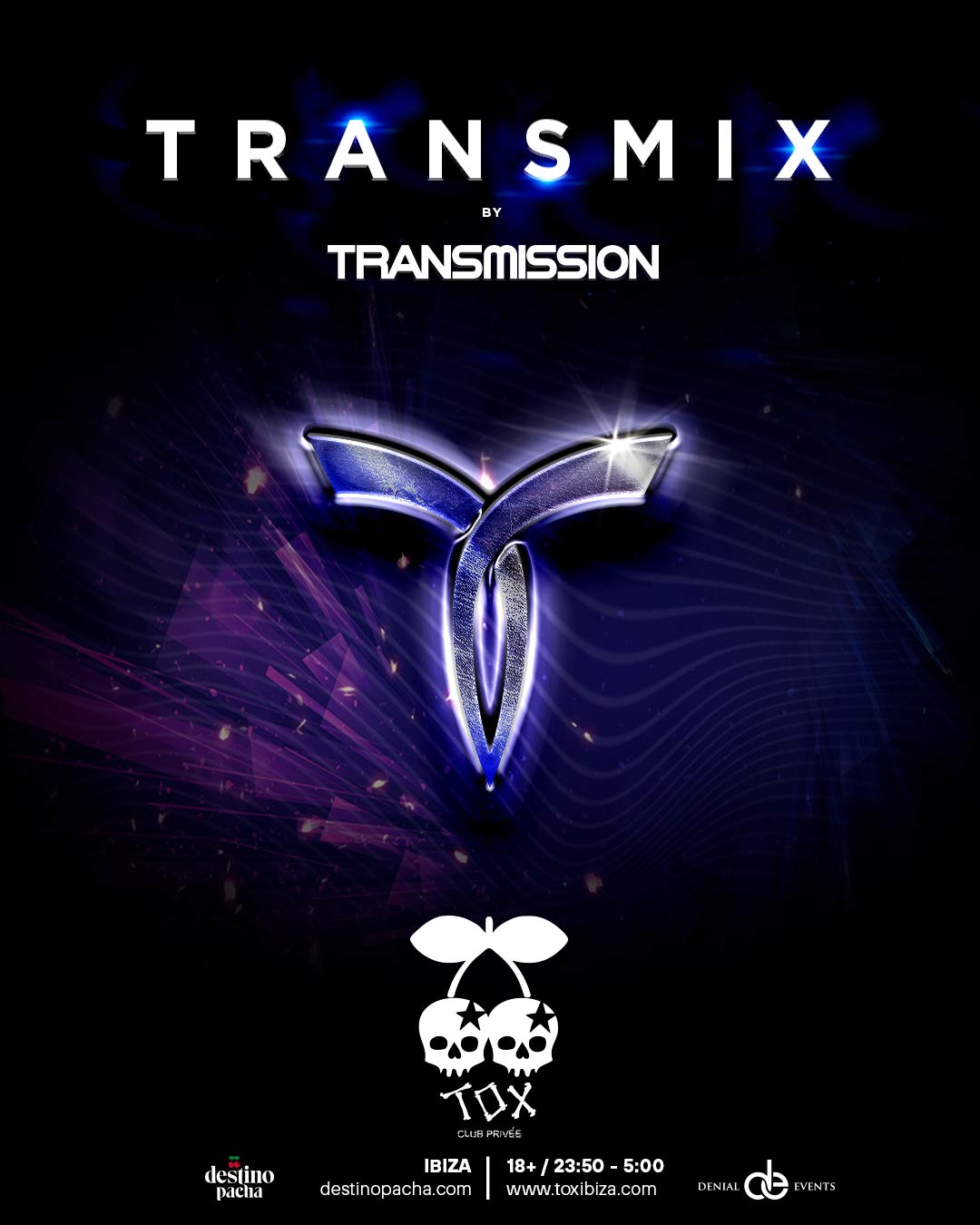 TRANSMIX BY TRANSMISSION at Tox Club, Destino Ibiza, Ibiza