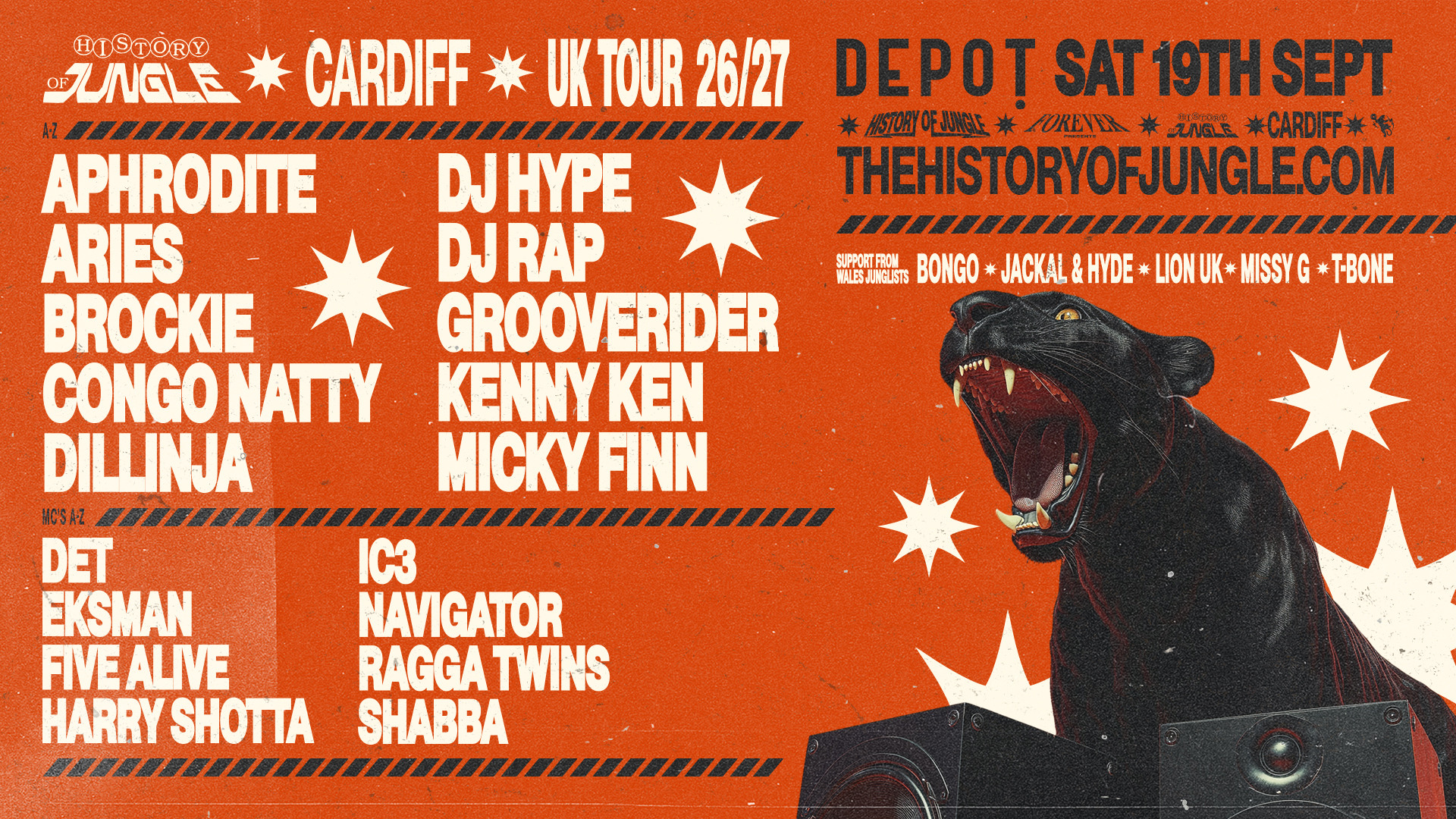 The History of Jungle at Depot, Cardiff · Tickets