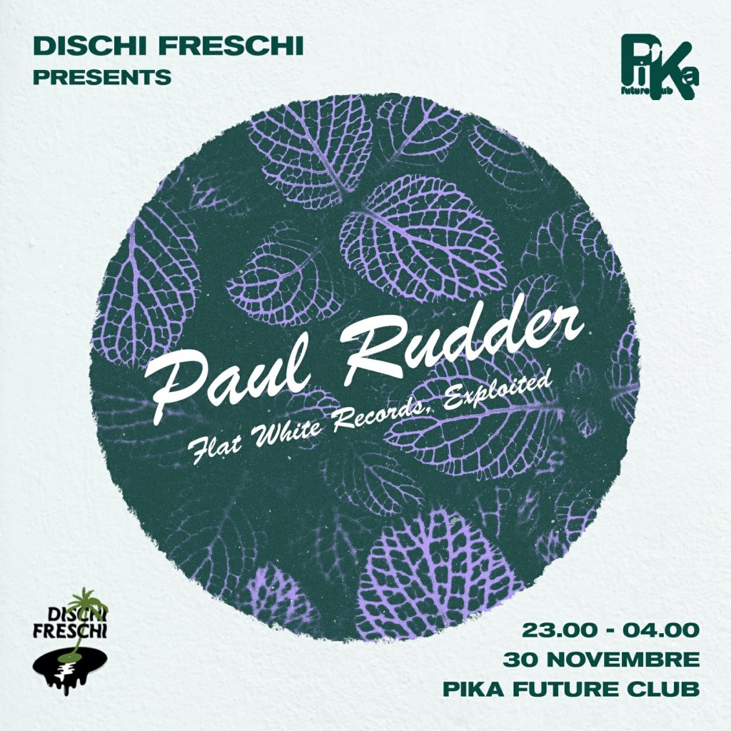 Paul Rudder event flyer