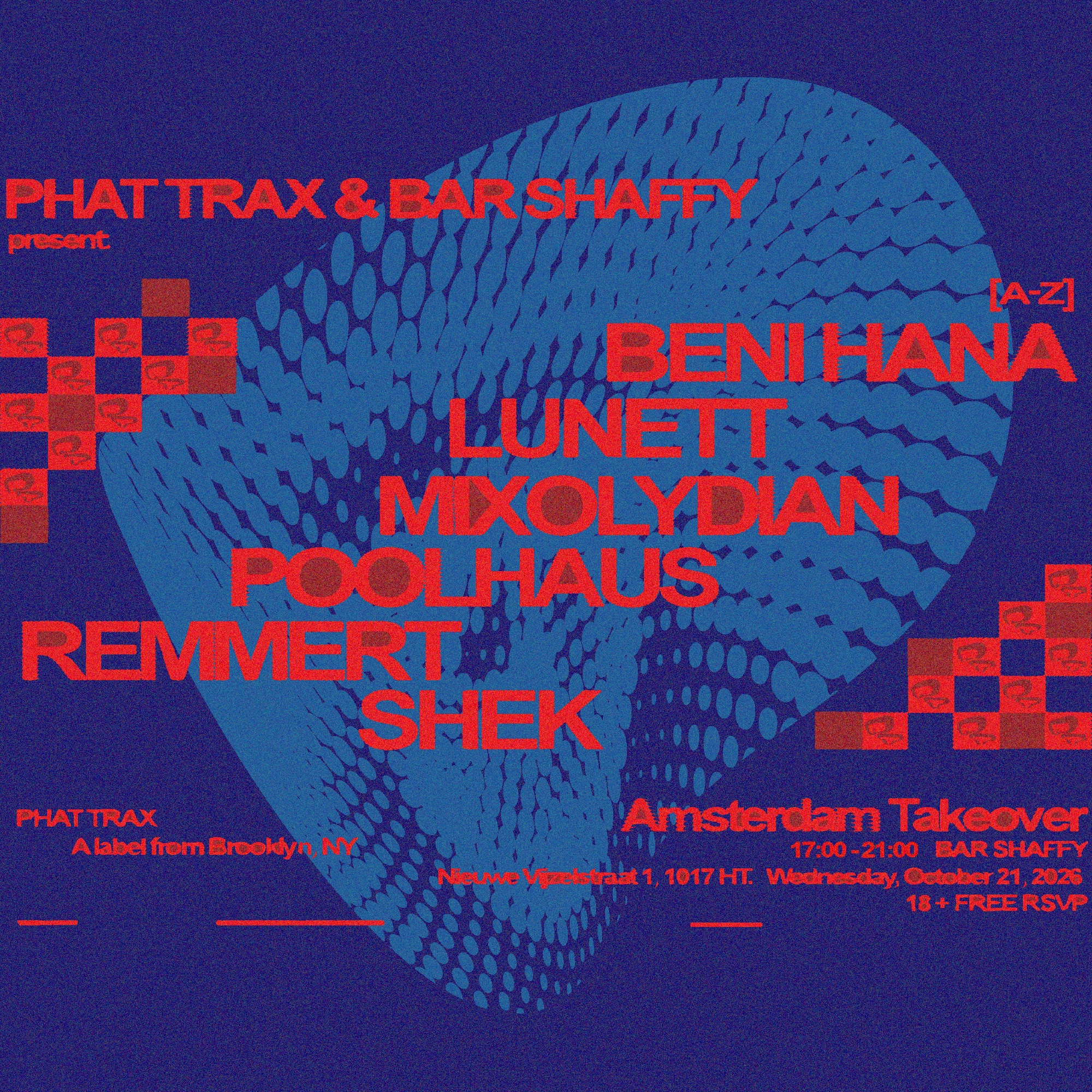 PHAT TRAX & Bar Shaffy present: Amsterdam Takeover