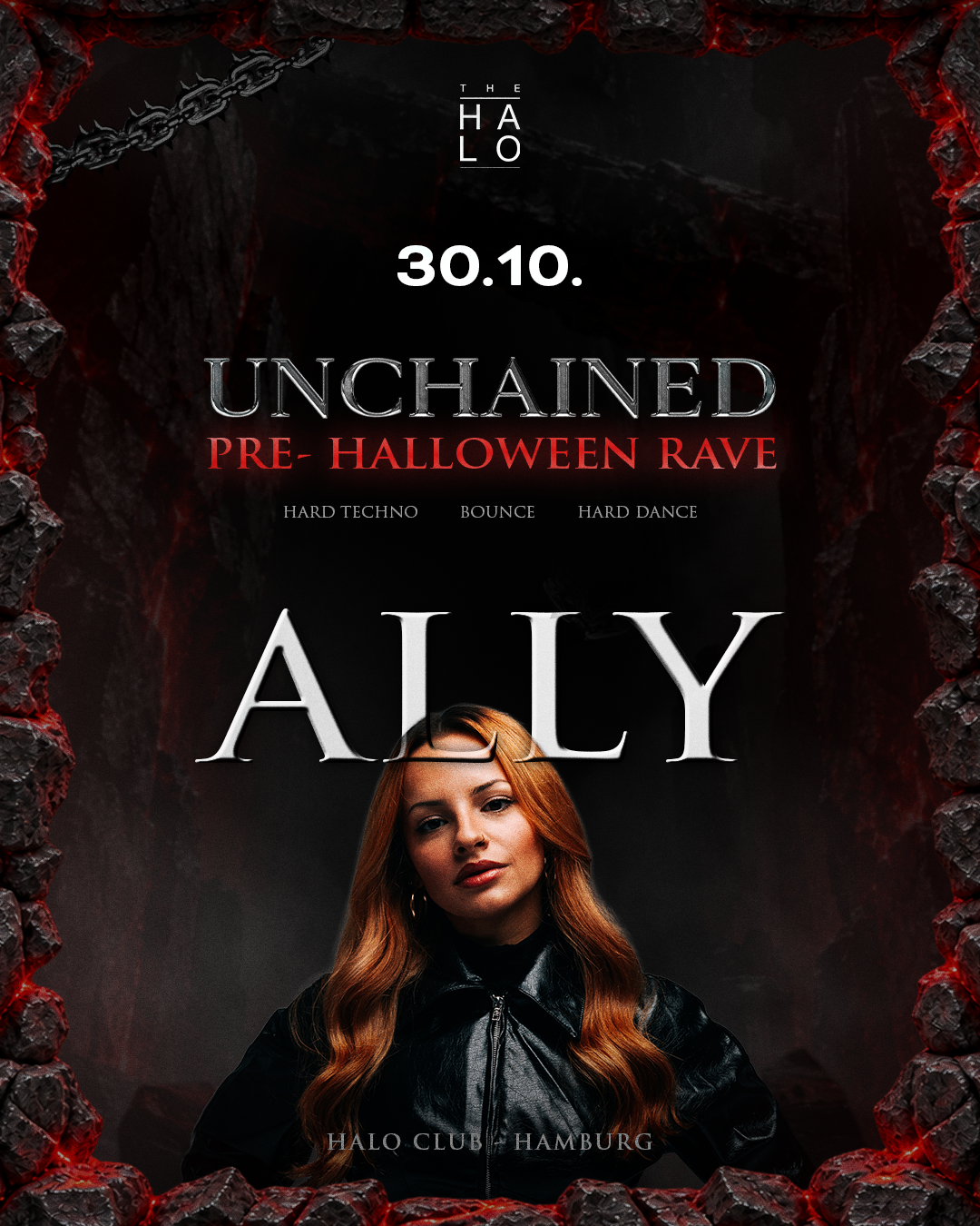 UNCHAINED pres. PRE-HALLOWEEN RAVE with ALLY