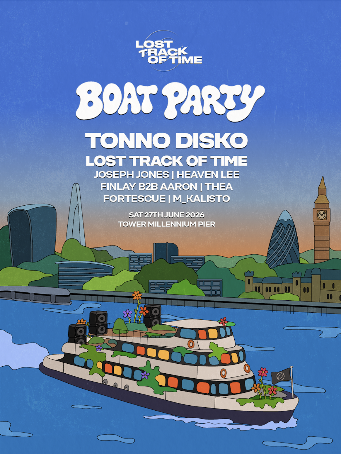 Lost Track of Time Boat Party