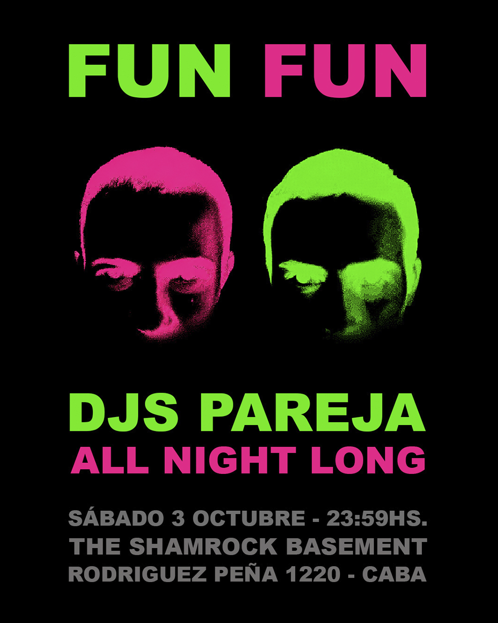 FUN FUN con Djs Pareja all night long