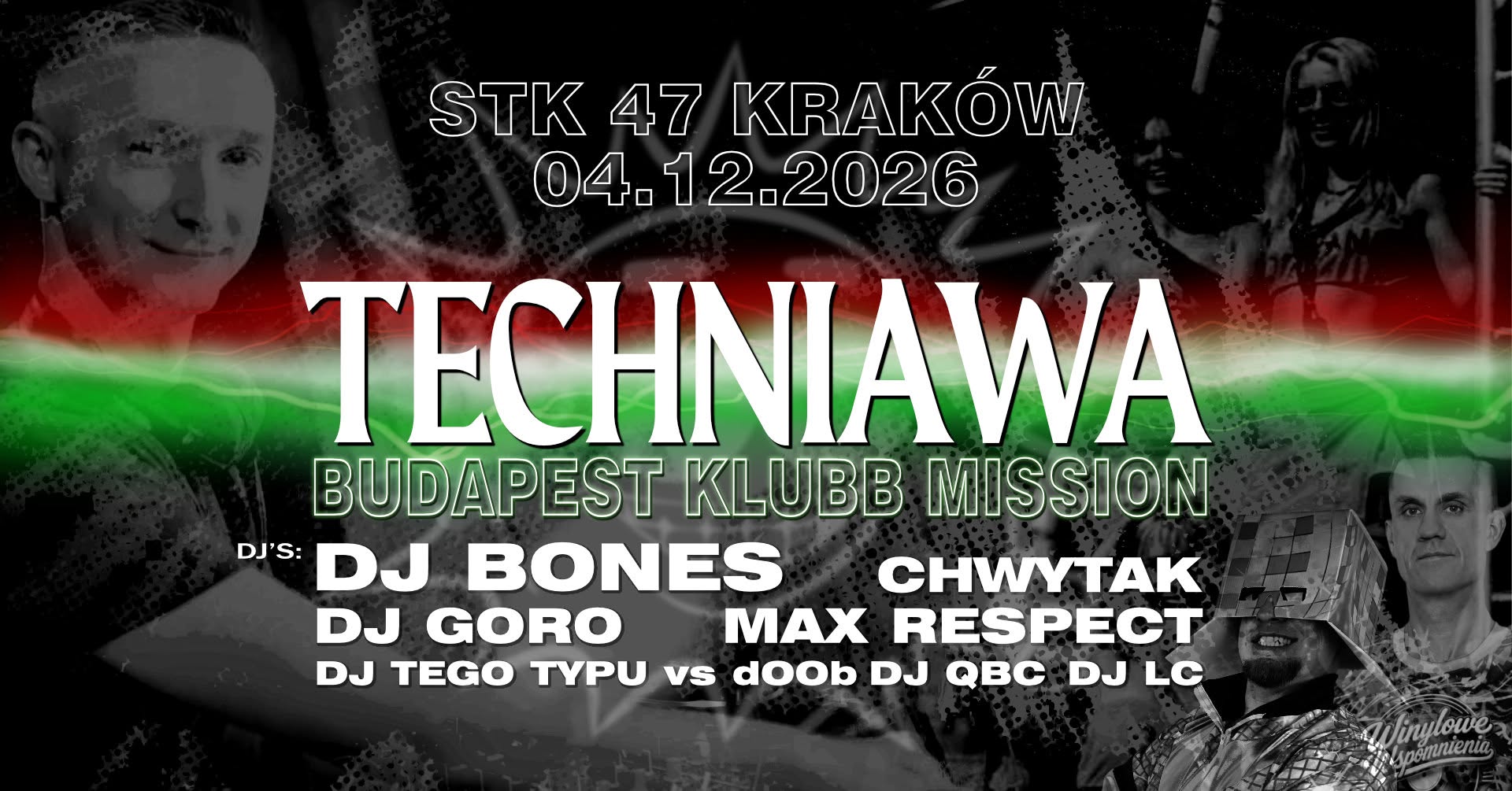 TECHNIAWA: Budapest Klubb Mission flyer TECHNIAWA: Budapest Klubb Mission flyer