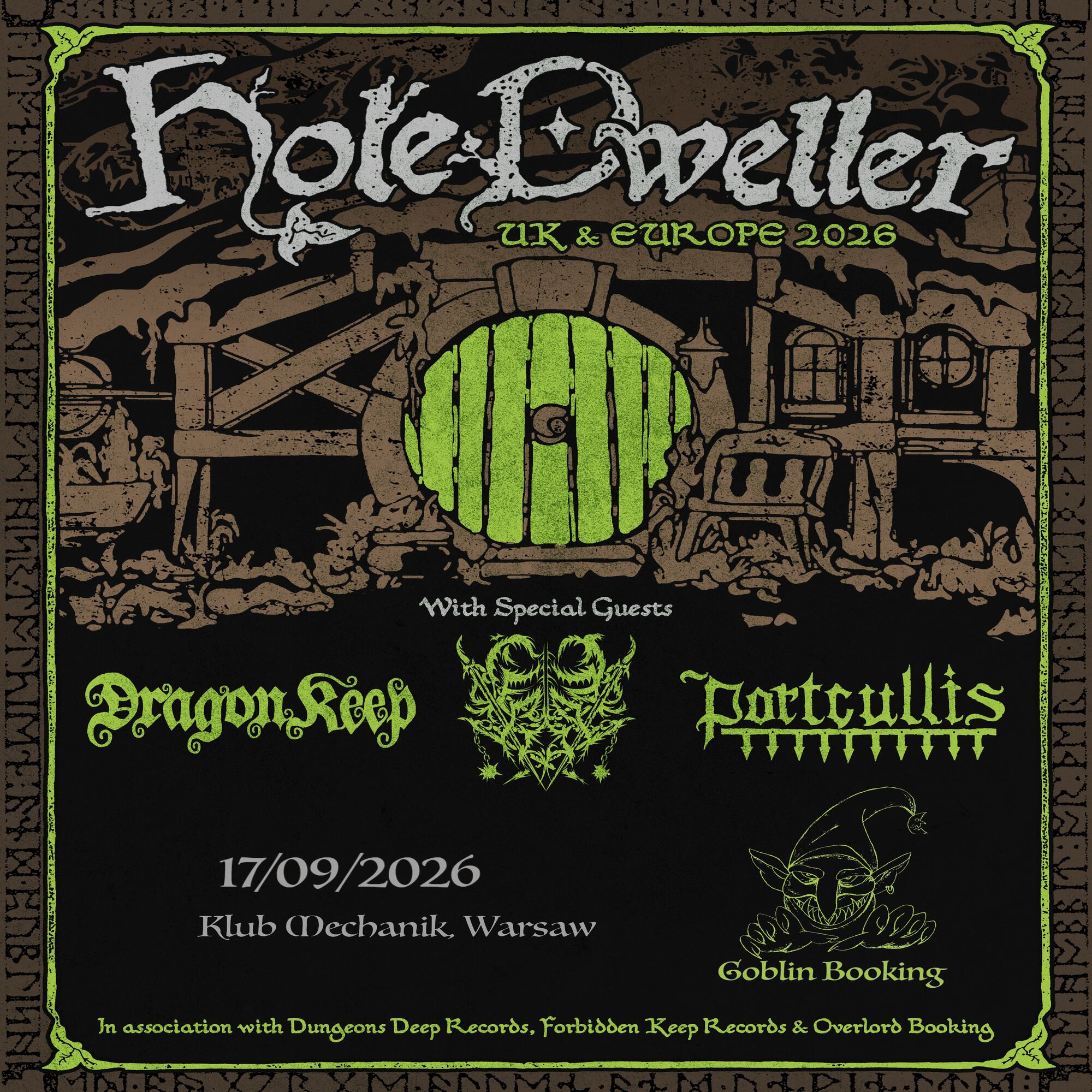 Goblin Booking x FKR - Hole Dweller / Seregost / Portcullis / Dragon Keep