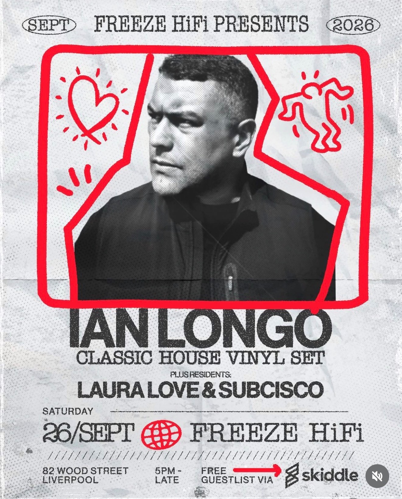 Freeze HiFi Saturday Nights - Ian Longo Classic House Vinyl Set plus Residents at Freeze HiFi, Liverpool