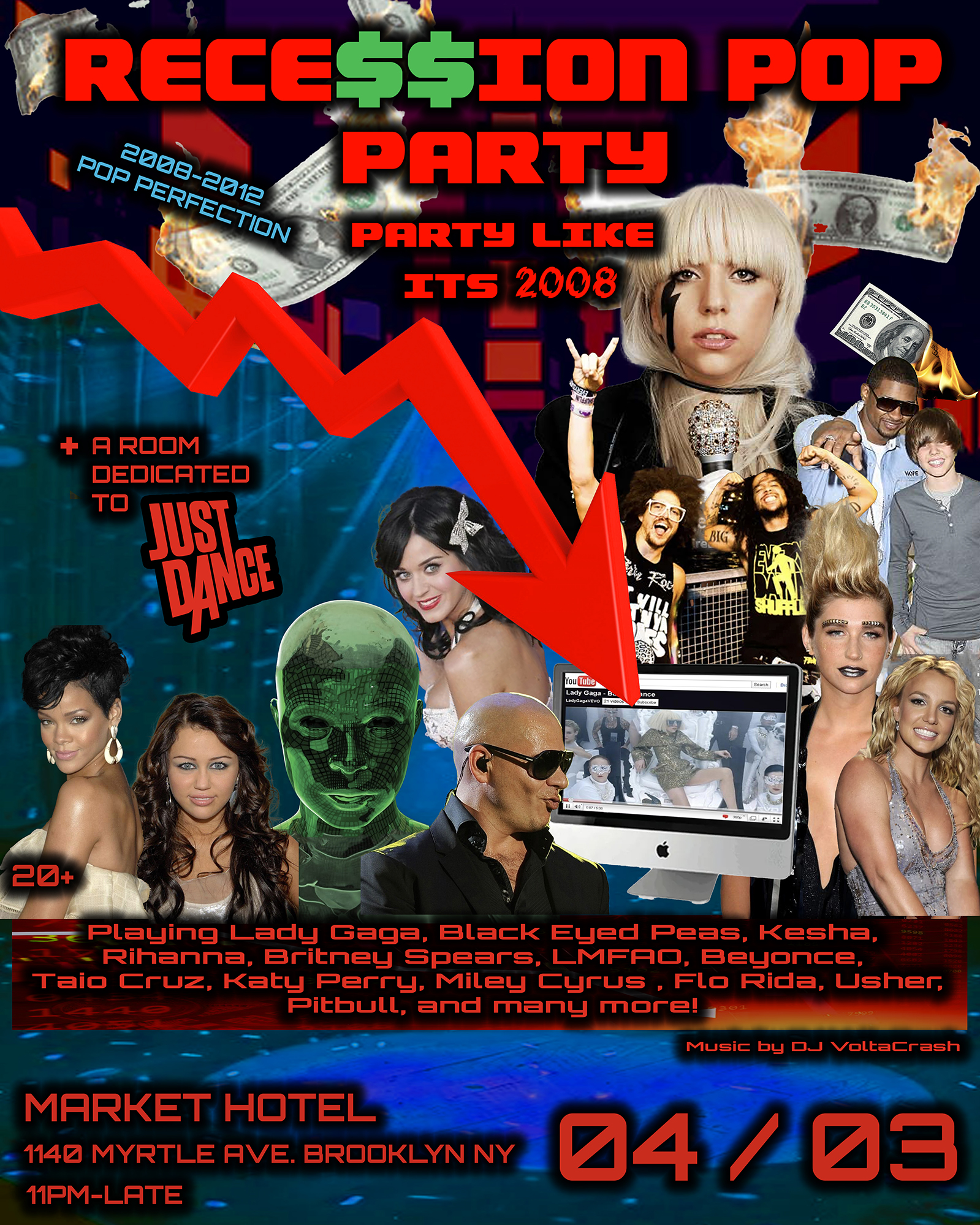 THE RECESSION POP PARTY: PARTY LIKE IT'S 2008