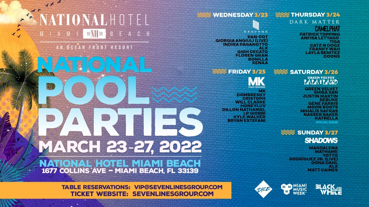 Miami, FL Pool Party Events