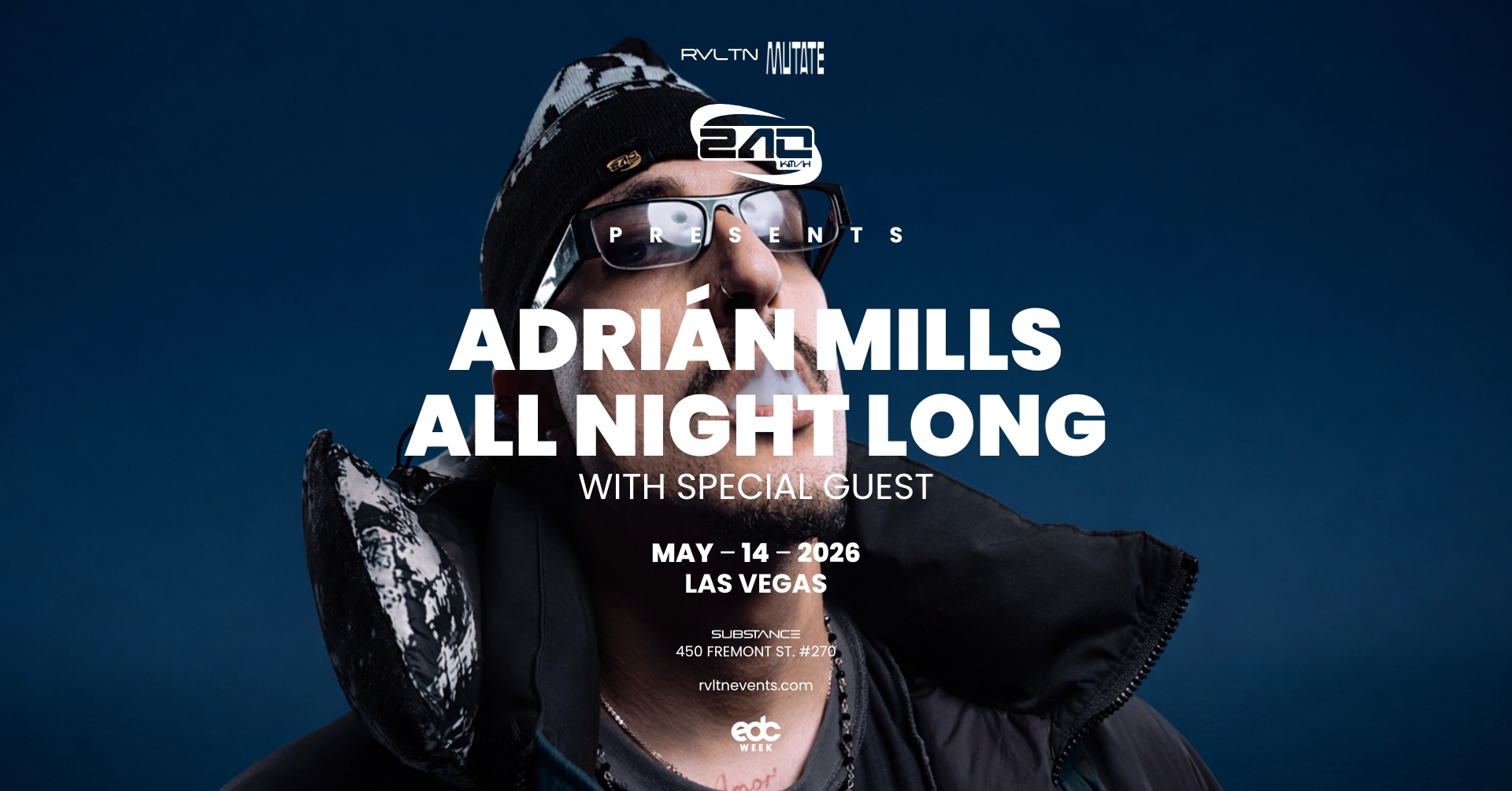 Mutate & 240KMH presents Adrian Mills