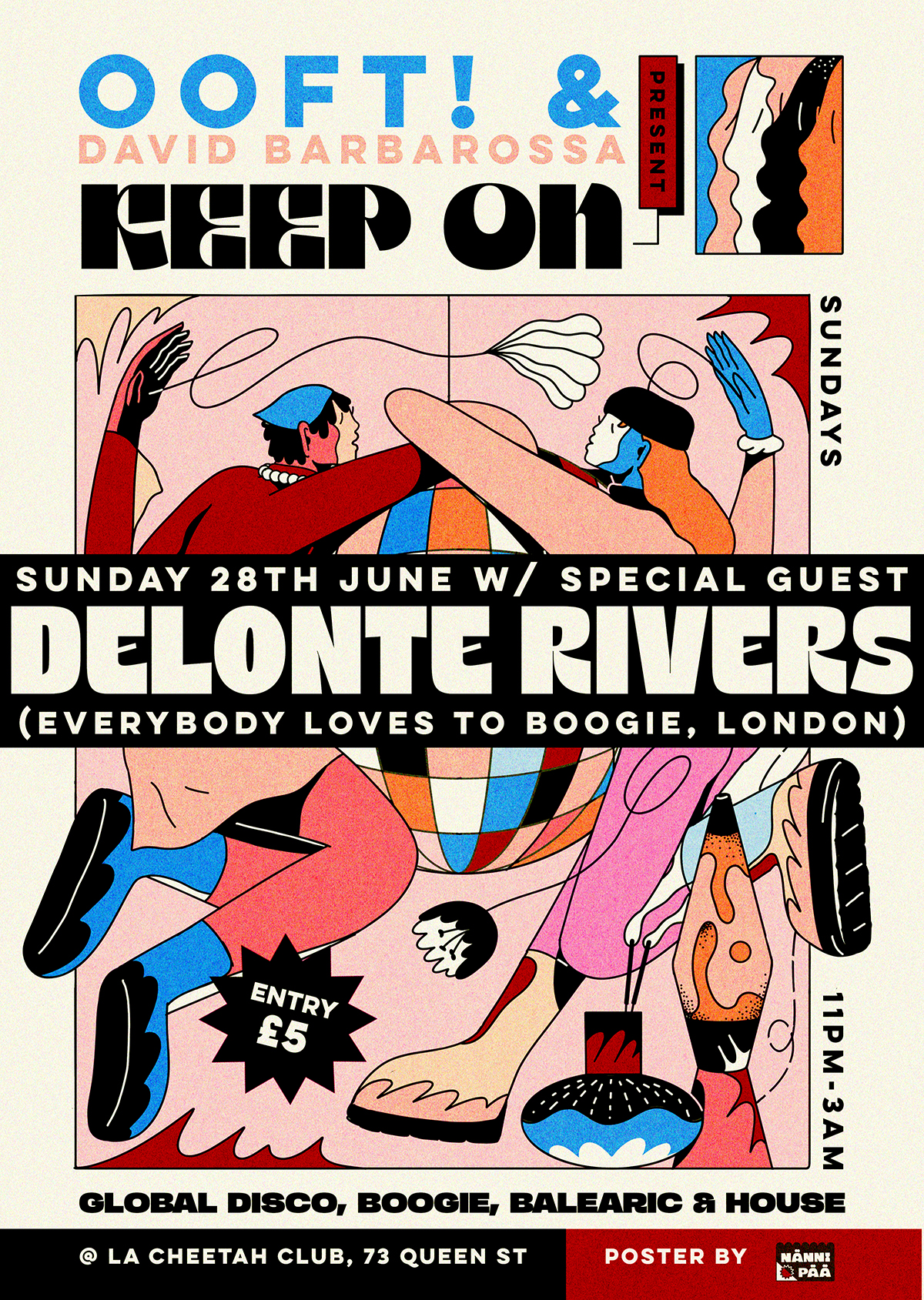 KEEP ON with special guest Delonte Rivers (Everybody Loves To Boogie)