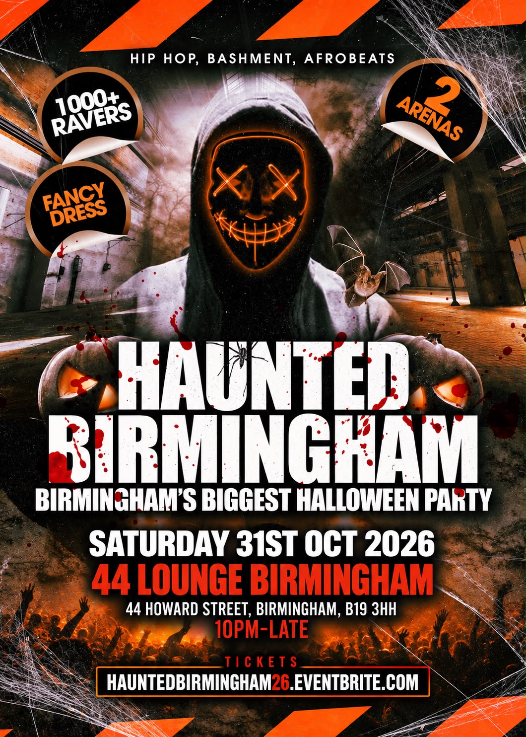 Haunted Birmingham - Birmingham's Biggest Halloween Party
