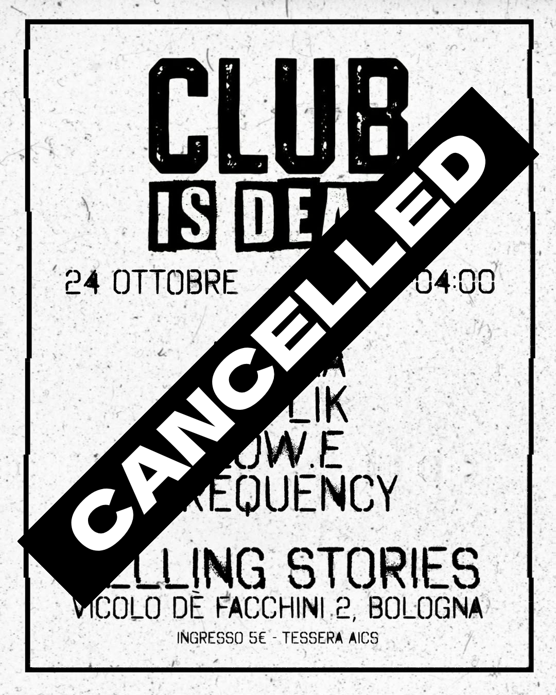 CLUB IS DEAD