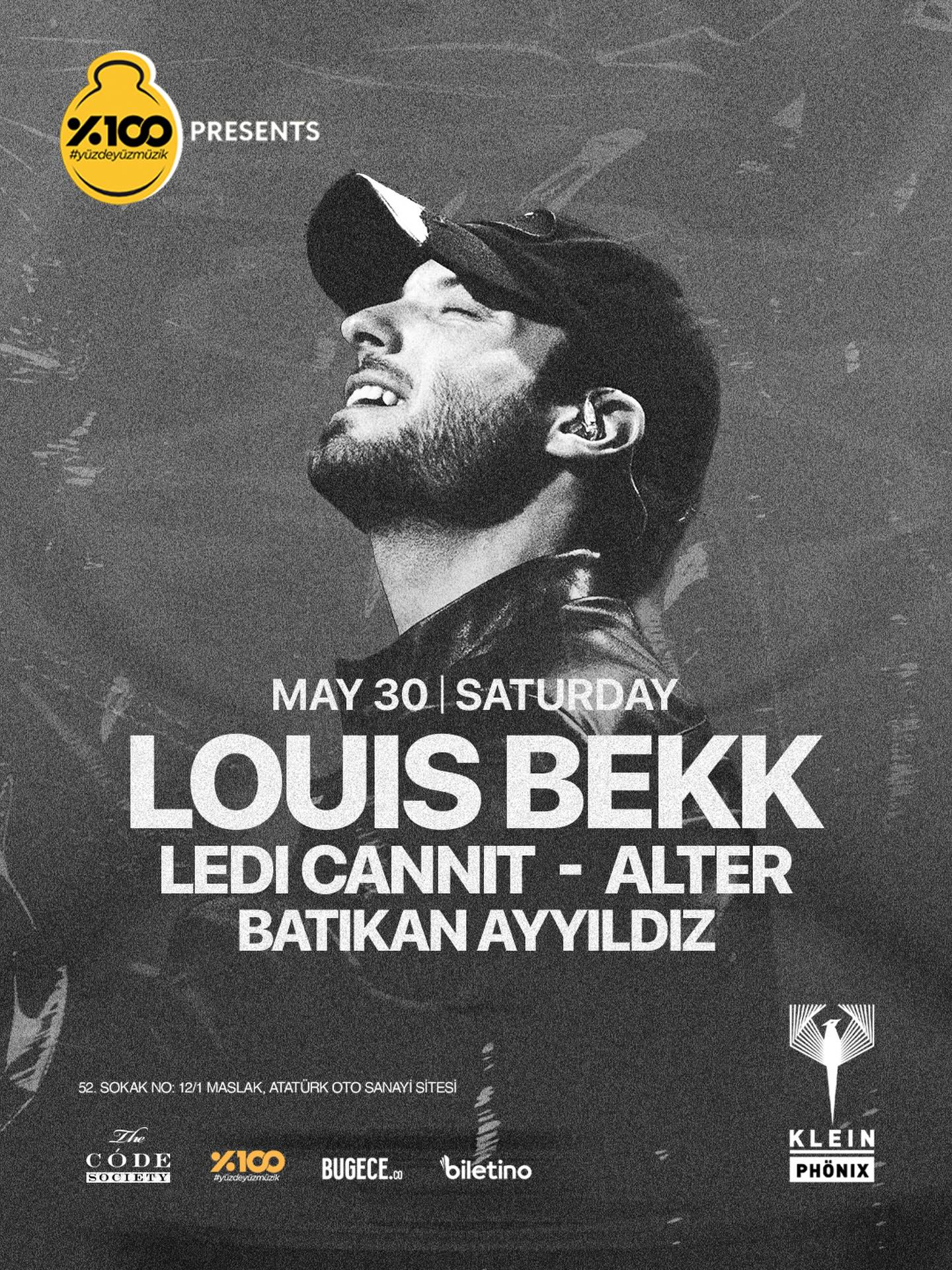 Louis Bekk + Ledi Cannit + Alter + Batıkan Ayyıldız flyer