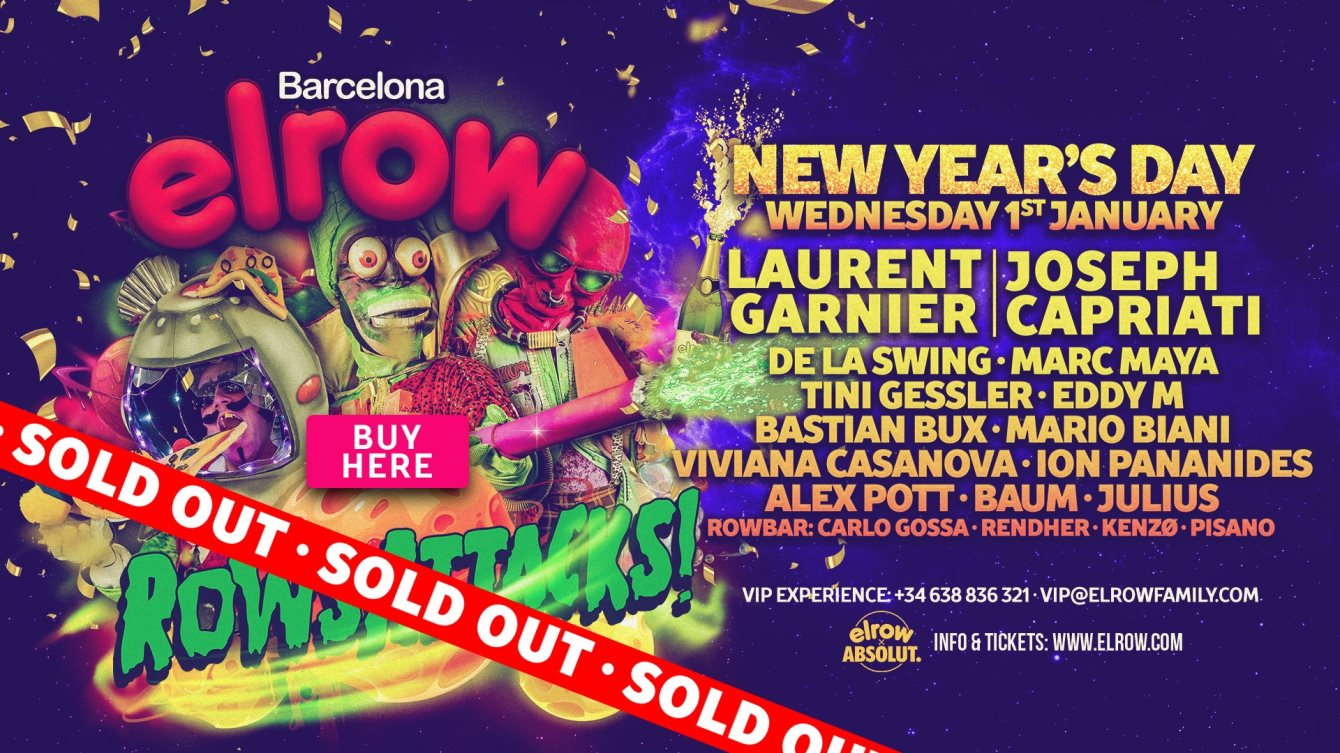 elrow Barcelona Upcoming Events Tickets