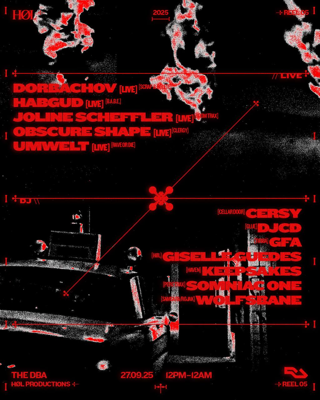 HØL: Obscure Shape, Umwelt, Somniac One, Keepsakes, Joline Scheffler, Habgud, Giselle Guedes