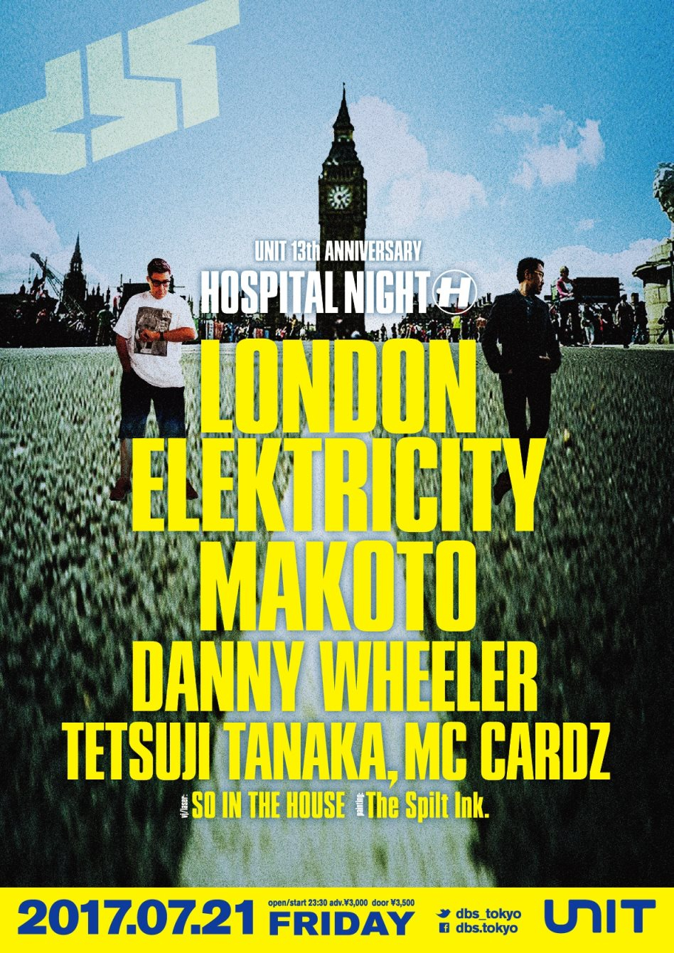 Unit 13th Anniv. DBS: 'Hospital Night' London Elektricity