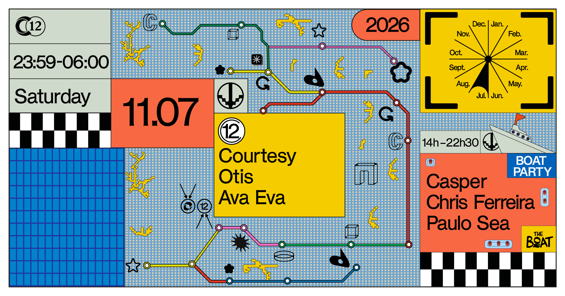 C12 Nite with Courtesy, Otis, Ava Eva