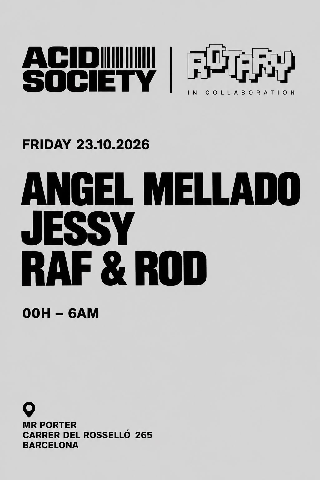 OPENING PARTY - ACID SOCIETY