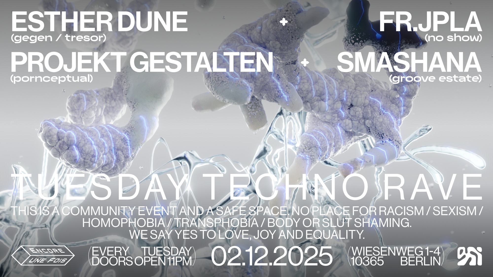 ✦encore.une.fois✦ / TUESDAY TECHNO RAVE