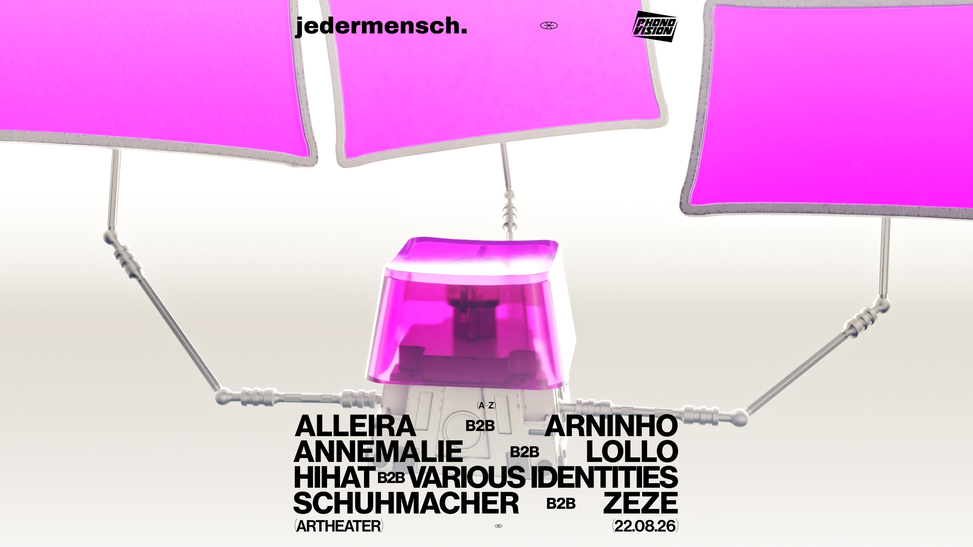 jedermensch. x PhonoVision — Artheater, Кёльн