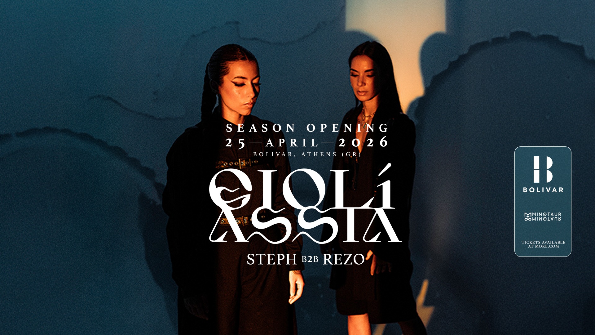 Bolivar Opening with Gioli & Assia I Sat April 25 at Bolivar Beach Bar, Athens