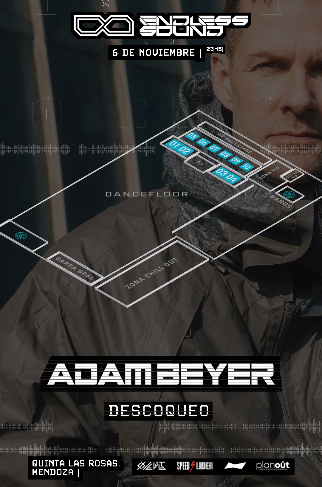 Adam Beyer - Endless Sound, Mendoza - ALLMusicParties