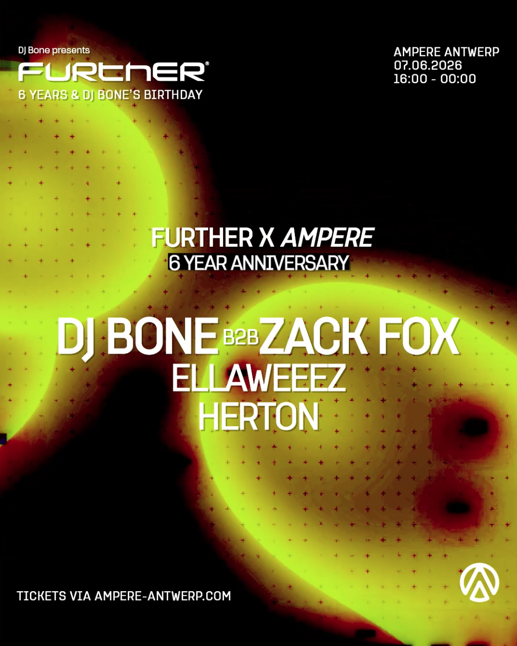 DJ Bone presents: FURTHER x Ampere 6th Anniversary with DJ Bone b2b Zack Fox – DAYTIME PARTY