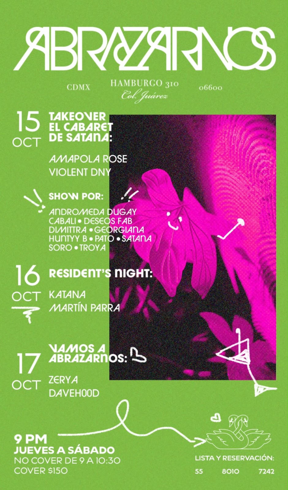 Flyer de ABRAZARNOS SEMANA